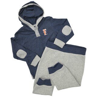 Colosseum Infant Toddler Tiny Titan Hooded Henley Tee and Pants 2-Piece Outfit Set
